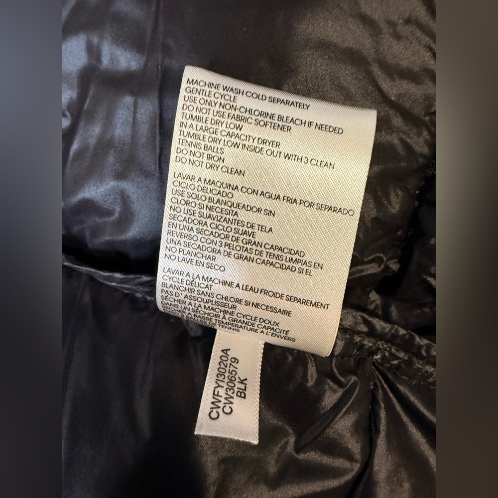 Calvin Kline Women’s Black Long Puffer Coat - Size XL - Picture 12 of 13